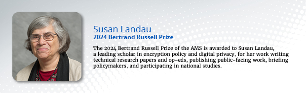 2024 Bertrand Russell Prize of the AMS Winner: Landau