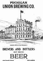 The MR Building in 1902, Michigan Union Brewing Co.