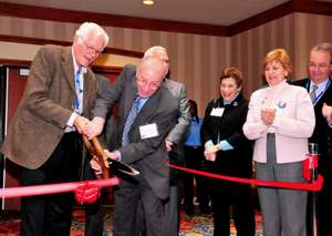 the Grand Opening of the Exhibit Hall
