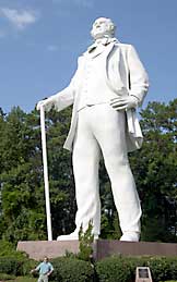 Statue of Sam Houston in Huntsville